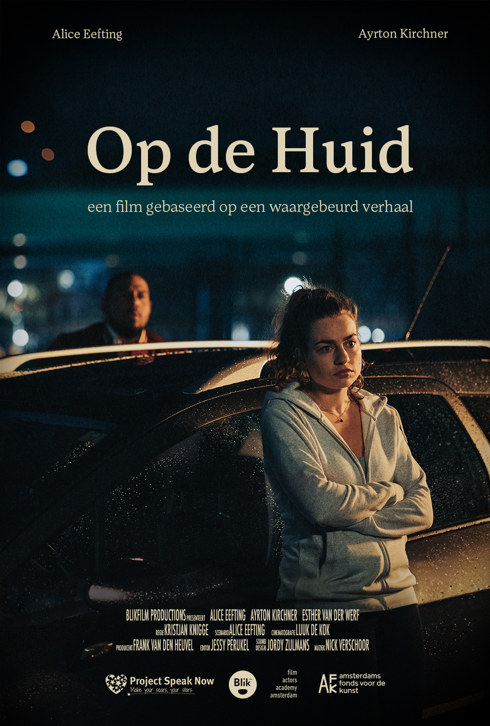 Film poster Op de Huid